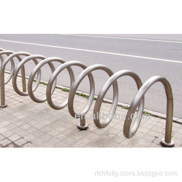 Export Rolling Round Cage Outdoor Bike Rack, Bicycle Rack, Bicycle Parking Rack